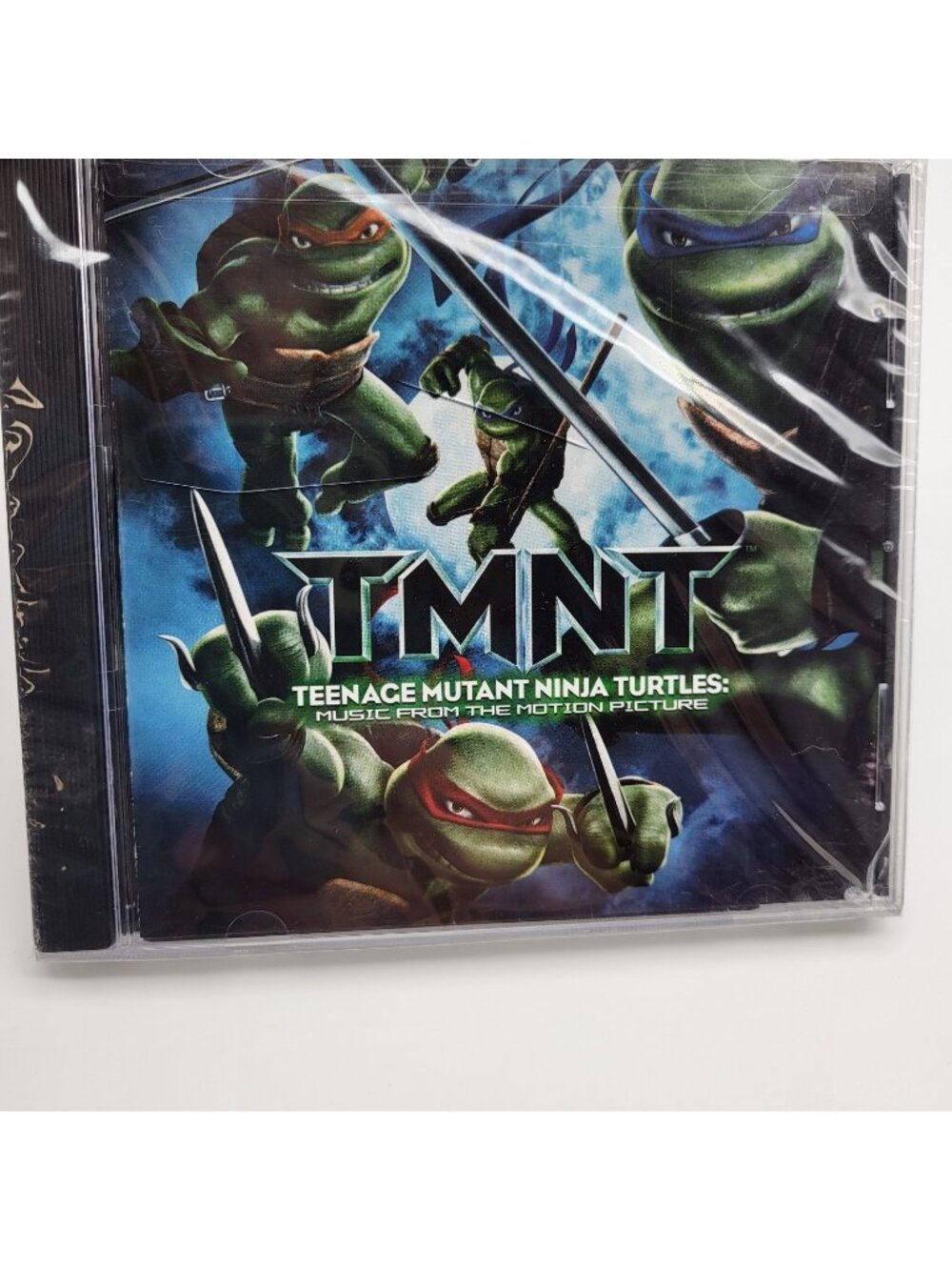 TMNT Teenage Mutant Ninja Turtles Movie Soundtrack CD Sealed Crack in case